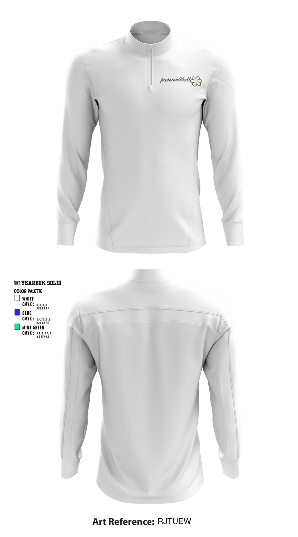 Quarter Zip Jacket, Passion4ball, Tennis, Teamtime, Team time, sublimation, custom sports apparel, team uniforms, spirit wear, spiritwear, sports uniforms, custom shirts, team store, custom team store, fundraiser sports, apparel fundraiser