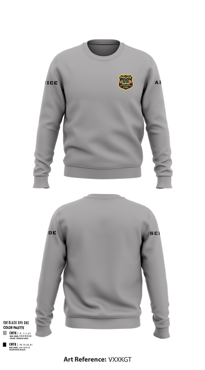 Service Aide 18682904 Crew Neck Sweatshirt - 1