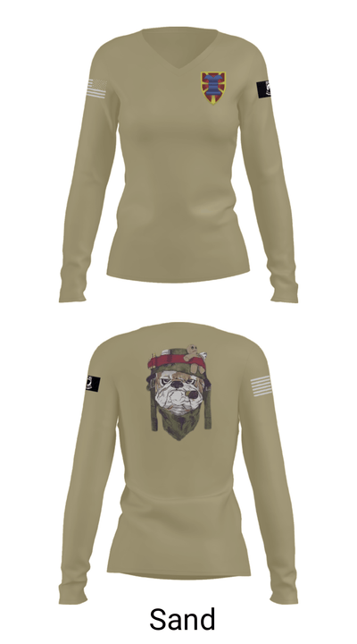 359th ICTC 57299121 Women's Long Sleeve V-neck Shirt - 42