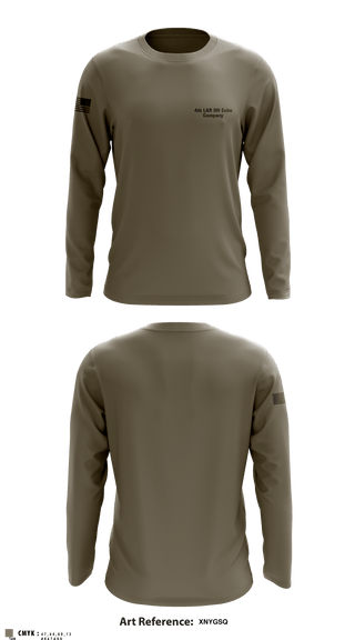 Long Sleeve Performance Shirt, 4th LAR BN Echo Company, Marines, Teamtime, Team time, sublimation, custom sports apparel, team uniforms, spirit wear, spiritwear, sports uniforms, custom shirts, team store, custom team store, fundraiser sports, apparel fundraiser