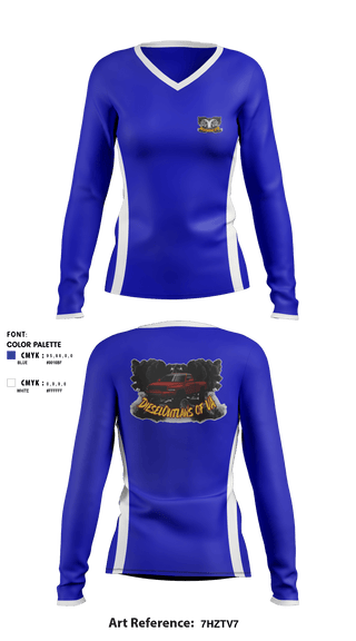 Women's Long Sleeve Vneck Shirt, , , Teamtime, Team time, sublimation, custom sports apparel, team uniforms, spirit wear, spiritwear, sports uniforms, custom shirts, team store, custom team store, fundraiser sports, apparel fundraiser