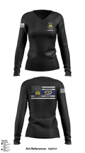 MSHP Class 120 57992195 Women's Long Sleeve V-neck Shirt - 2