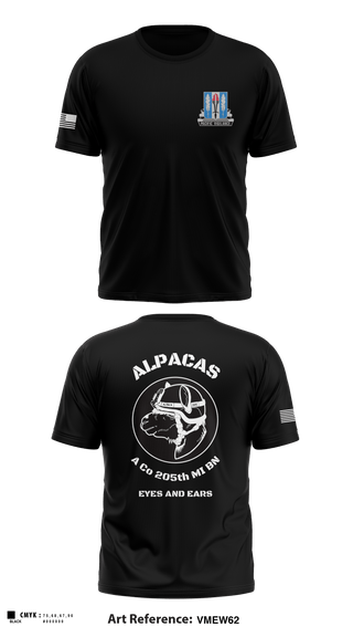 Short Sleeve Performance Shirt, Alpha Company 205th MI BN, Army, Teamtime, Team time, sublimation, custom sports apparel, team uniforms, spirit wear, spiritwear, sports uniforms, custom shirts, team store, custom team store, fundraiser sports, apparel fundraiser