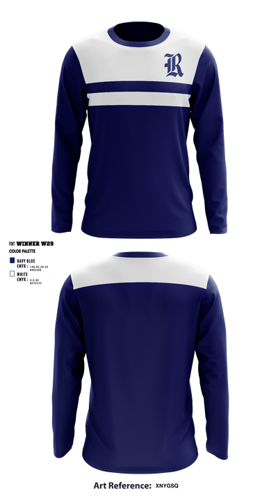 Ringgold Middle School 70186521 Long Sleeve Performance Shirt - 1
