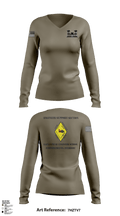 MCES 54874051 Women's Long Sleeve V-neck Shirt - 5