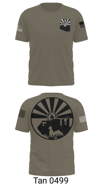 208 Transportation Company 66271864 Short Sleeve Performance Shirt - 33