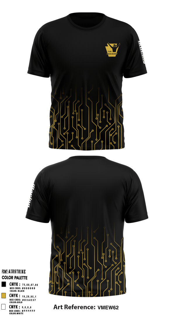 Short Sleeve Performance Shirt, The Kohort, E-Sports, Teamtime, Team time, sublimation, custom sports apparel, team uniforms, spirit wear, spiritwear, sports uniforms, custom shirts, team store, custom team store, fundraiser sports, apparel fundraiser