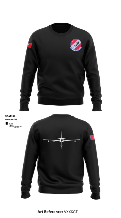 151st Air Refueling Squadron 9193987 Crew Neck Sweatshirt - 5