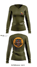 WW2ARMOR.ORG 18634919 Women's Long Sleeve V-neck Shirt - 2