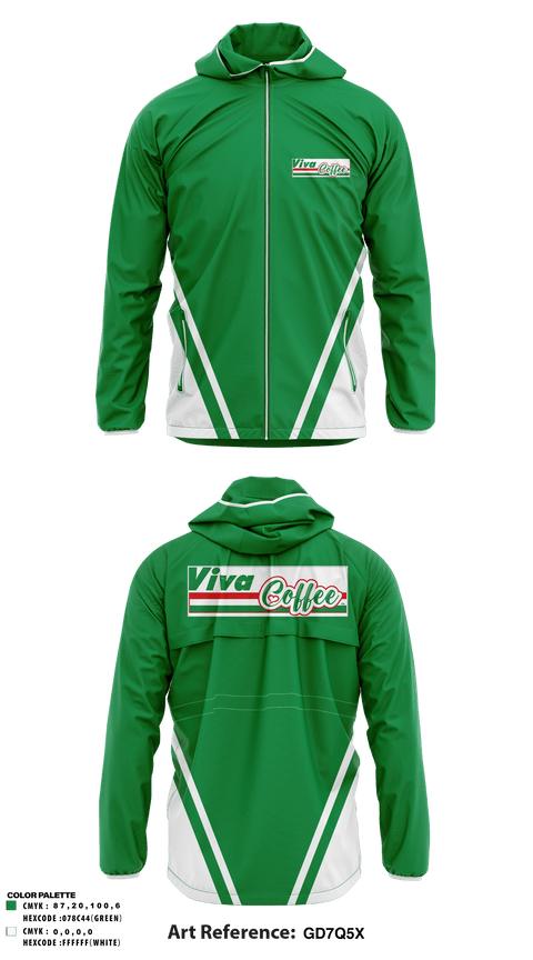 Windbreaker, Viva coffee, , Teamtime, Team time, sublimation, custom sports apparel, team uniforms, spirit wear, spiritwear, sports uniforms, custom shirts, team store, custom team store, fundraiser sports, apparel fundraiser
