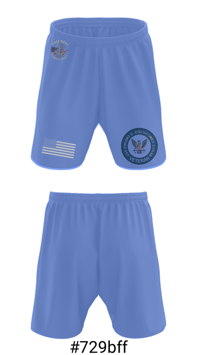 Uss Eisenhower 48990144 Athletic Shorts With Pockets - 25