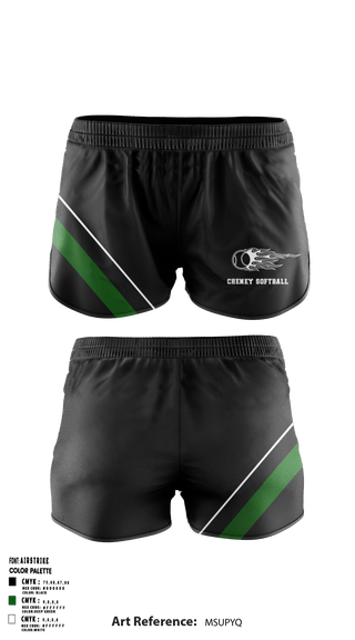 Women's Shorts, Cheney Technical High School, Softball, Teamtime, Team time, sublimation, custom sports apparel, team uniforms, spirit wear, spiritwear, sports uniforms, custom shirts, team store, custom team store, fundraiser sports, apparel fundraiser
