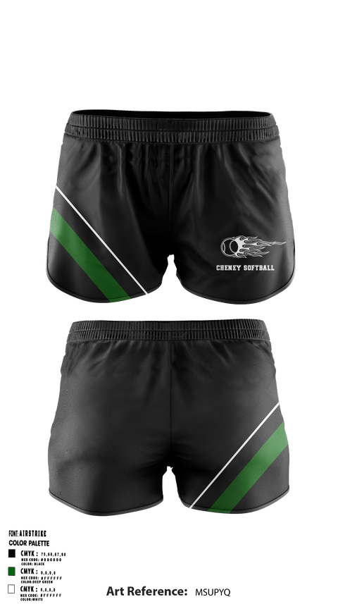 Women's Shorts, Cheney Technical High School, Softball, Teamtime, Team time, sublimation, custom sports apparel, team uniforms, spirit wear, spiritwear, sports uniforms, custom shirts, team store, custom team store, fundraiser sports, apparel fundraiser