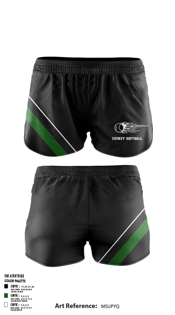 Women's Shorts, Cheney Technical High School, Softball, Teamtime, Team time, sublimation, custom sports apparel, team uniforms, spirit wear, spiritwear, sports uniforms, custom shirts, team store, custom team store, fundraiser sports, apparel fundraiser