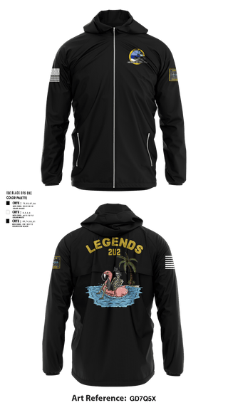 Windbreaker, EOD MOBILE UNIT EAST COAST, Navy, Teamtime, Team time, sublimation, custom sports apparel, team uniforms, spirit wear, spiritwear, sports uniforms, custom shirts, team store, custom team store, fundraiser sports, apparel fundraiser