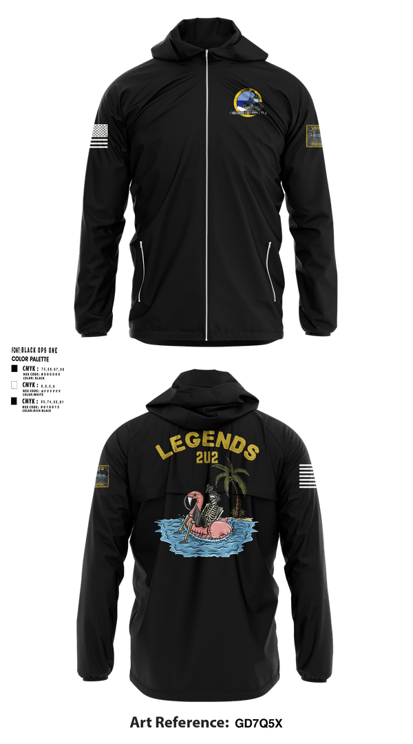 Windbreaker, EOD MOBILE UNIT EAST COAST, Navy, Teamtime, Team time, sublimation, custom sports apparel, team uniforms, spirit wear, spiritwear, sports uniforms, custom shirts, team store, custom team store, fundraiser sports, apparel fundraiser