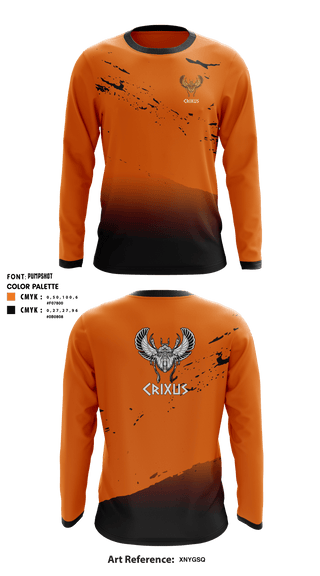 Long Sleeve Rash Guard Shirt, CRIXUS, Wrestling, Teamtime, Team time, sublimation, custom sports apparel, team uniforms, spirit wear, spiritwear, sports uniforms, custom shirts, team store, custom team store, fundraiser sports, apparel fundraiser