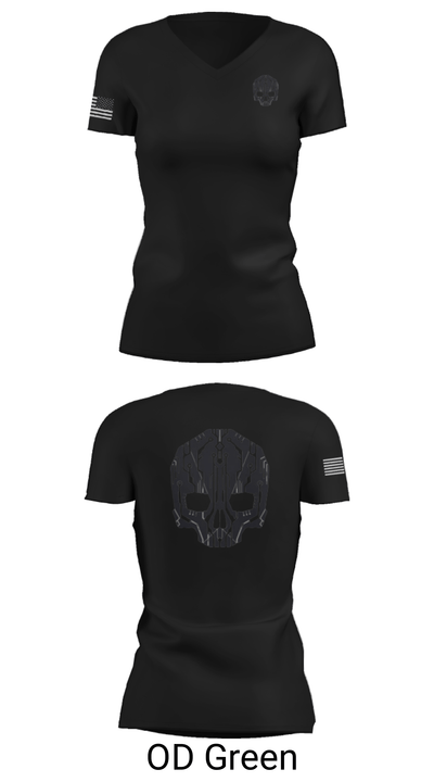 Mals-14 avionics 85940825 Women's Short Sleeve V-neck Shirt - 22
