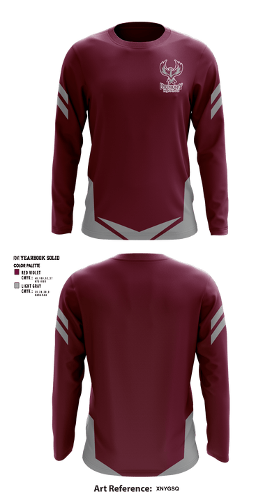 Discovery High School 57440300 Long Sleeve Performance Shirt - 1