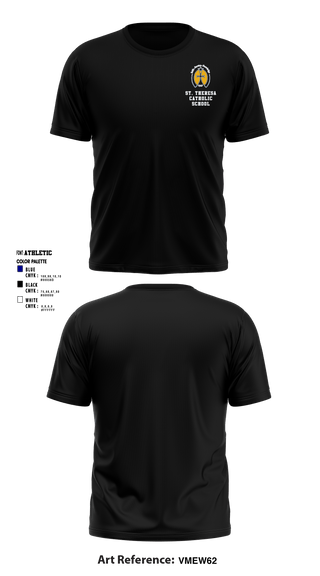 Short Sleeve Performance Shirt, St. Theresa Catholic School, Spirit Store, Teamtime, Team time, sublimation, custom sports apparel, team uniforms, spirit wear, spiritwear, sports uniforms, custom shirts, team store, custom team store, fundraiser sports, apparel fundraiser