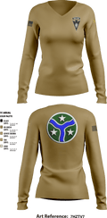 3/278 Armored Calvary Regiment 57774458 Women's Long Sleeve V-neck Shirt - 3