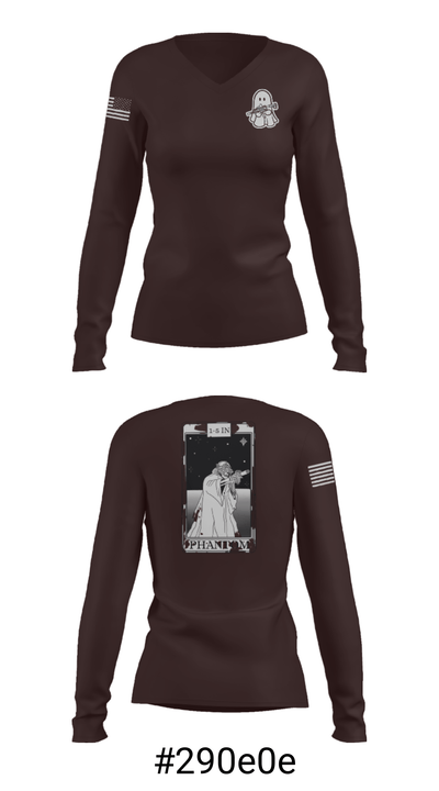 Recon 1-5 IN 18841048 Women's Long Sleeve V-neck Shirt - 37