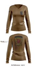 A Co. 1-25 AB 61275281 Women's Long Sleeve V-neck Shirt - 4