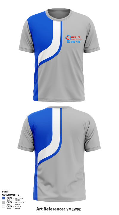 Neal's Lawn Service 22363993 Short Sleeve Performance Shirt - 1