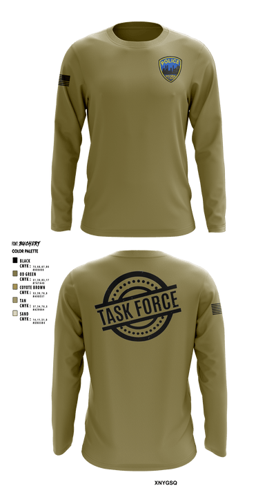 Crime Reduction Task Force 47911352 Long Sleeve Performance Shirt - 4