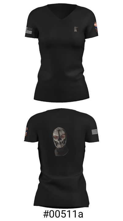 Air Assault 78962752 Women's Short Sleeve V-neck Shirt - 19