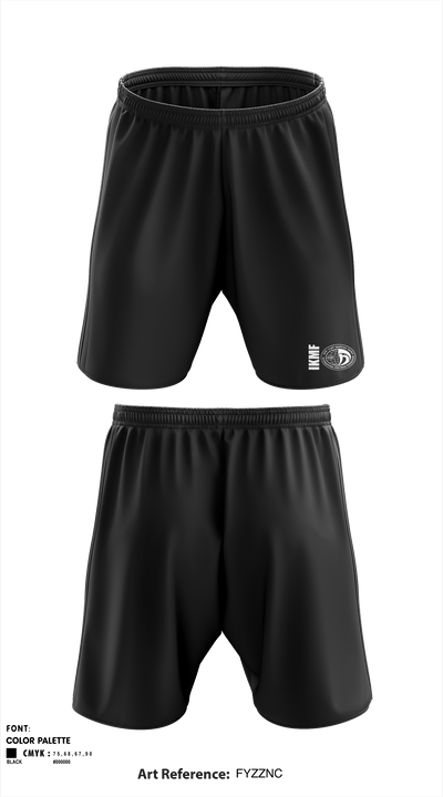 IKMF 78803007 Athletic Shorts With Pockets - 1