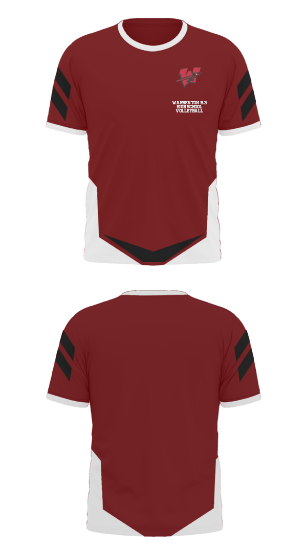 Short Sleeve Performance Polo, Warrenton R-3 High School Volleyball, Men's Volleyball, Teamtime, Team time, sublimation, custom sports apparel, team uniforms, spirit wear, spiritwear, sports uniforms, custom shirts, team store, custom team store, fundraiser sports, apparel fundraiser