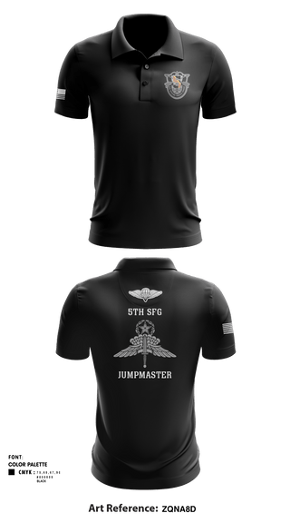 Short Sleeve Performance Polo, 5th SFG Riggers, , Teamtime, Team time, sublimation, custom sports apparel, team uniforms, spirit wear, spiritwear, sports uniforms, custom shirts, team store, custom team store, fundraiser sports, apparel fundraiser