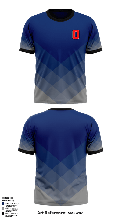 Orland Jr. Trojans 70429402 Short Sleeve Performance Shirt - 37