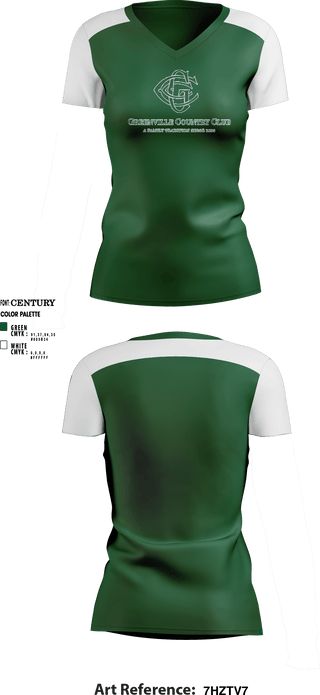 Women's Short Sleeve Vneck Shirt, Greenville Country Club Pickleball, Spirit Store, Teamtime, Team time, sublimation, custom sports apparel, team uniforms, spirit wear, spiritwear, sports uniforms, custom shirts, team store, custom team store, fundraiser sports, apparel fundraiser