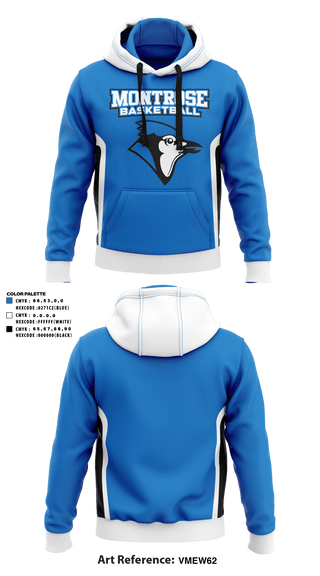 Hoodie, Montrose High School Basketball, Men's Basketball, Teamtime, Team time, sublimation, custom sports apparel, team uniforms, spirit wear, spiritwear, sports uniforms, custom shirts, team store, custom team store, fundraiser sports, apparel fundraiser