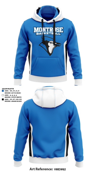Montrose High School Basketball 13040870 Hoodie - 1