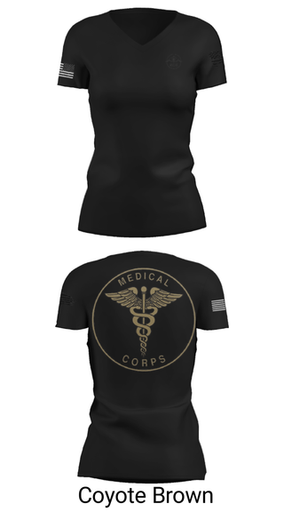Women's Short Sleeve Vneck Shirt, , Air Force, Teamtime, Team time, sublimation, custom sports apparel, team uniforms, spirit wear, spiritwear, sports uniforms, custom shirts, team store, custom team store, fundraiser sports, apparel fundraiser