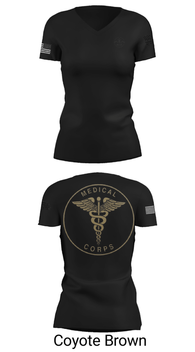 509 medical group 29624901 Women's Short Sleeve V-neck Shirt - 20