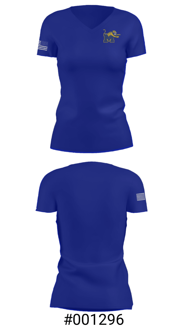 Women's Short Sleeve Vneck Shirt, Martin County High School Women's Basketball, Women's Basketball, Teamtime, Team time, sublimation, custom sports apparel, team uniforms, spirit wear, spiritwear, sports uniforms, custom shirts, team store, custom team store, fundraiser sports, apparel fundraiser
