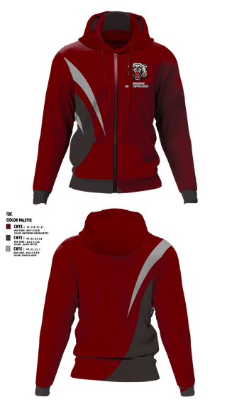 Zip Hoodie, BRUINS, Wrestling, Teamtime, Team time, sublimation, custom sports apparel, team uniforms, spirit wear, spiritwear, sports uniforms, custom shirts, team store, custom team store, fundraiser sports, apparel fundraiser