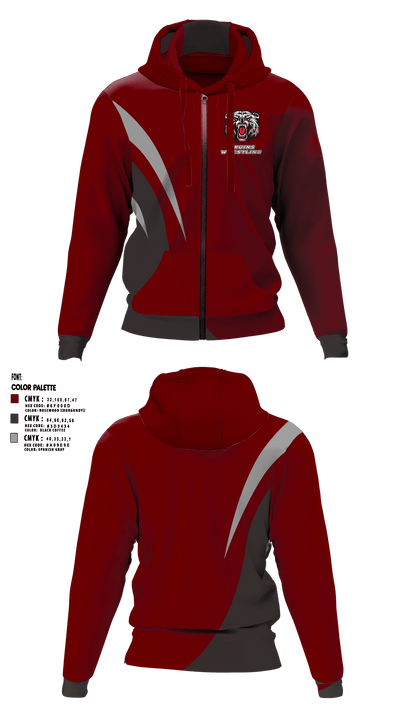 BRUINS 11427770 Zip Hoodie - 1