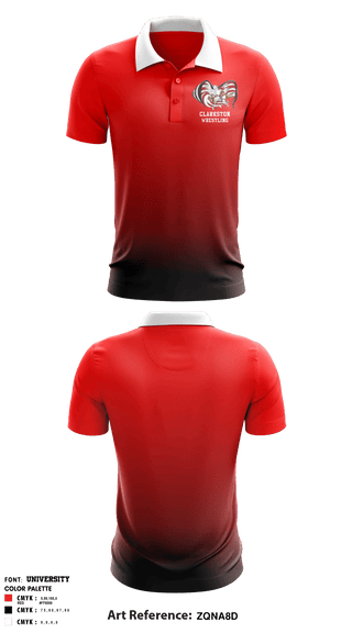 Short Sleeve Performance Polo, Clarkston High School Wrestling, Wrestling, Teamtime, Team time, sublimation, custom sports apparel, team uniforms, spirit wear, spiritwear, sports uniforms, custom shirts, team store, custom team store, fundraiser sports, apparel fundraiser