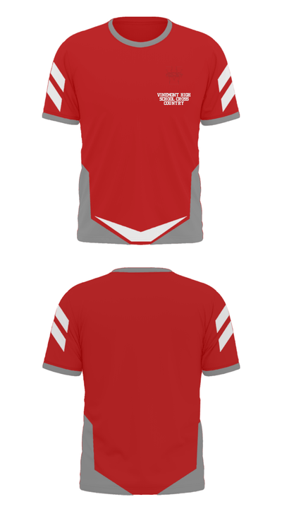 Vinemont High School Cross Country 49029122 Short Sleeve Performance Polo - 13