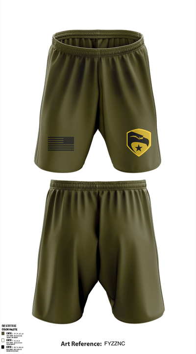 3rd Bn 75th Ranger Regiment 46355204 Athletic Shorts With Pockets - 1