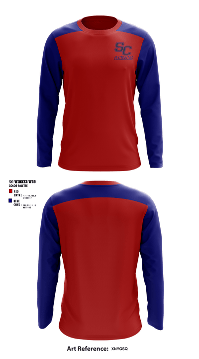 South Central High School Cheer 2672951 Long Sleeve Performance Shirt - 1
