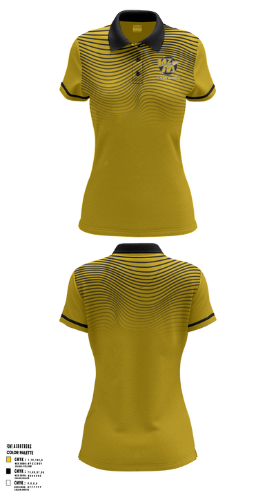 Watkins Memorial High School Golf 65050201 Women's Short Sleeve Performance Polo  - 4