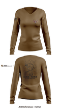 BAMM BAMM 3548892 Women's Long Sleeve V-neck Shirt - 2
