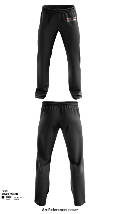 Red Line Mobile Axe Throwing 75513629 Sweatpants - 1
