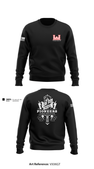 Crew Neck Sweatshirt, 741 Brigade Engineer BN, , Teamtime, Team time, sublimation, custom sports apparel, team uniforms, spirit wear, spiritwear, sports uniforms, custom shirts, team store, custom team store, fundraiser sports, apparel fundraiser